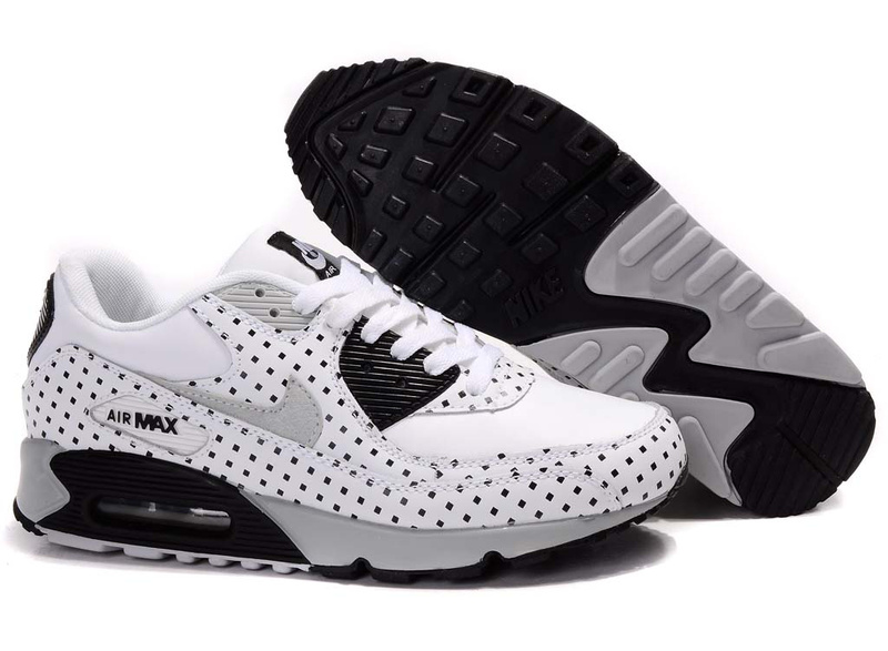 nike air max 90 womens black white