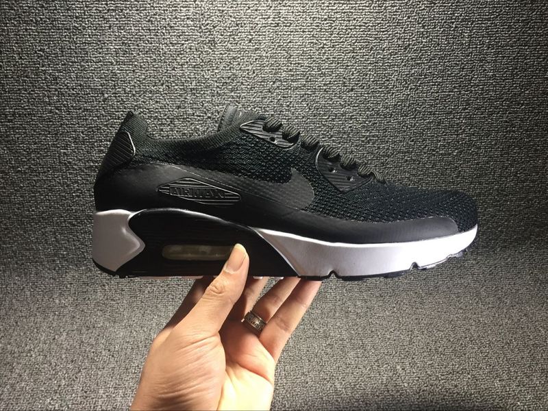 air max 90 flyknit black